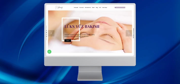 Güzellik Salonu & Kuaför Web Sitesi Scripti | v1